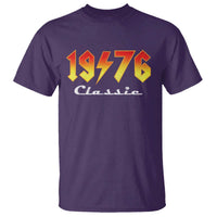 50th Birthday T Shirt Classic Born 1976 Turning 50 Year Old