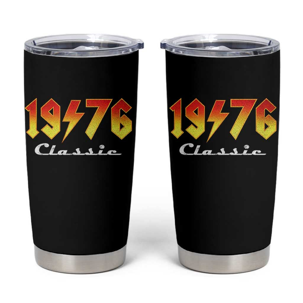 50th Birthday Tumbler Cup Classic Born 1976 Turning 50 Year Old