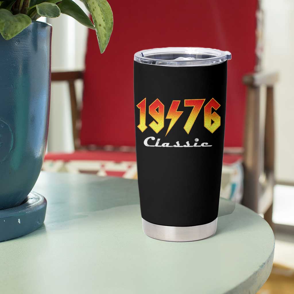 50th Birthday Tumbler Cup Classic Born 1976 Turning 50 Year Old