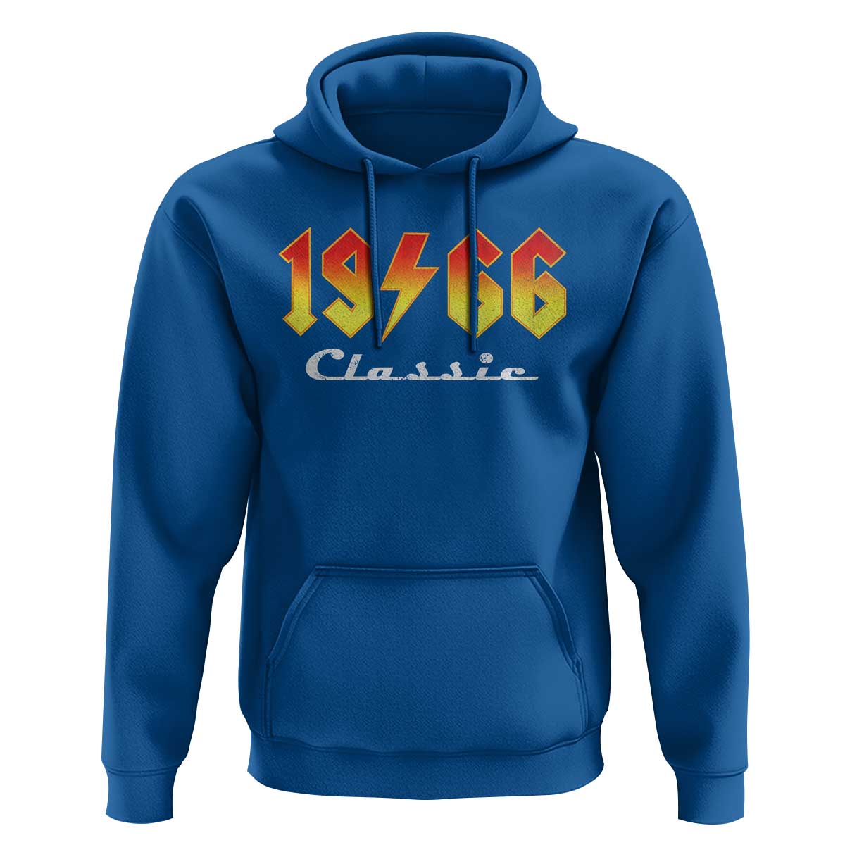 60th Birthday Hoodie Classic Born 1966 Turning 60 Year Old