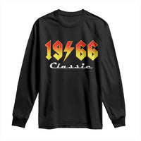 60th Birthday Long Sleeve Shirt Classic Born 1966 Turning 60 Year Old
