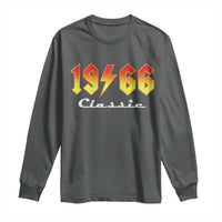 60th Birthday Long Sleeve Shirt Classic Born 1966 Turning 60 Year Old