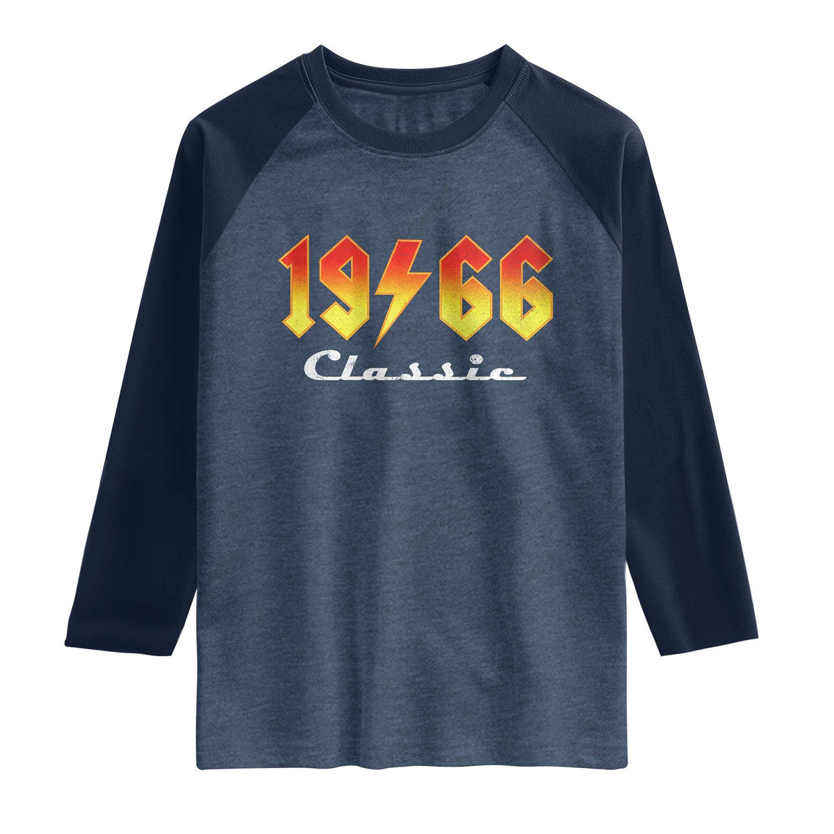 60th Birthday Raglan Shirt Classic Born 1966 Turning 60 Year Old