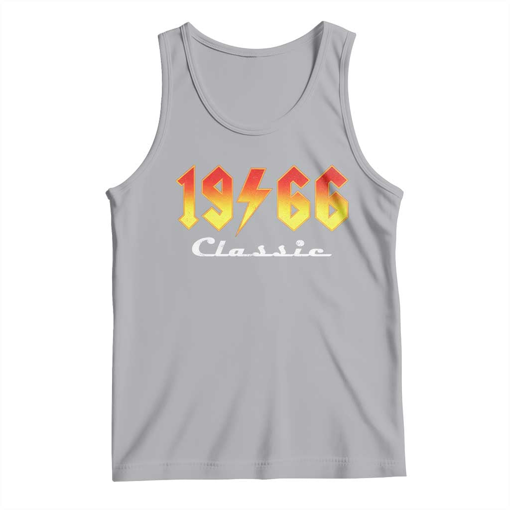 60th Birthday Tank Top Classic Born 1966 Turning 60 Year Old