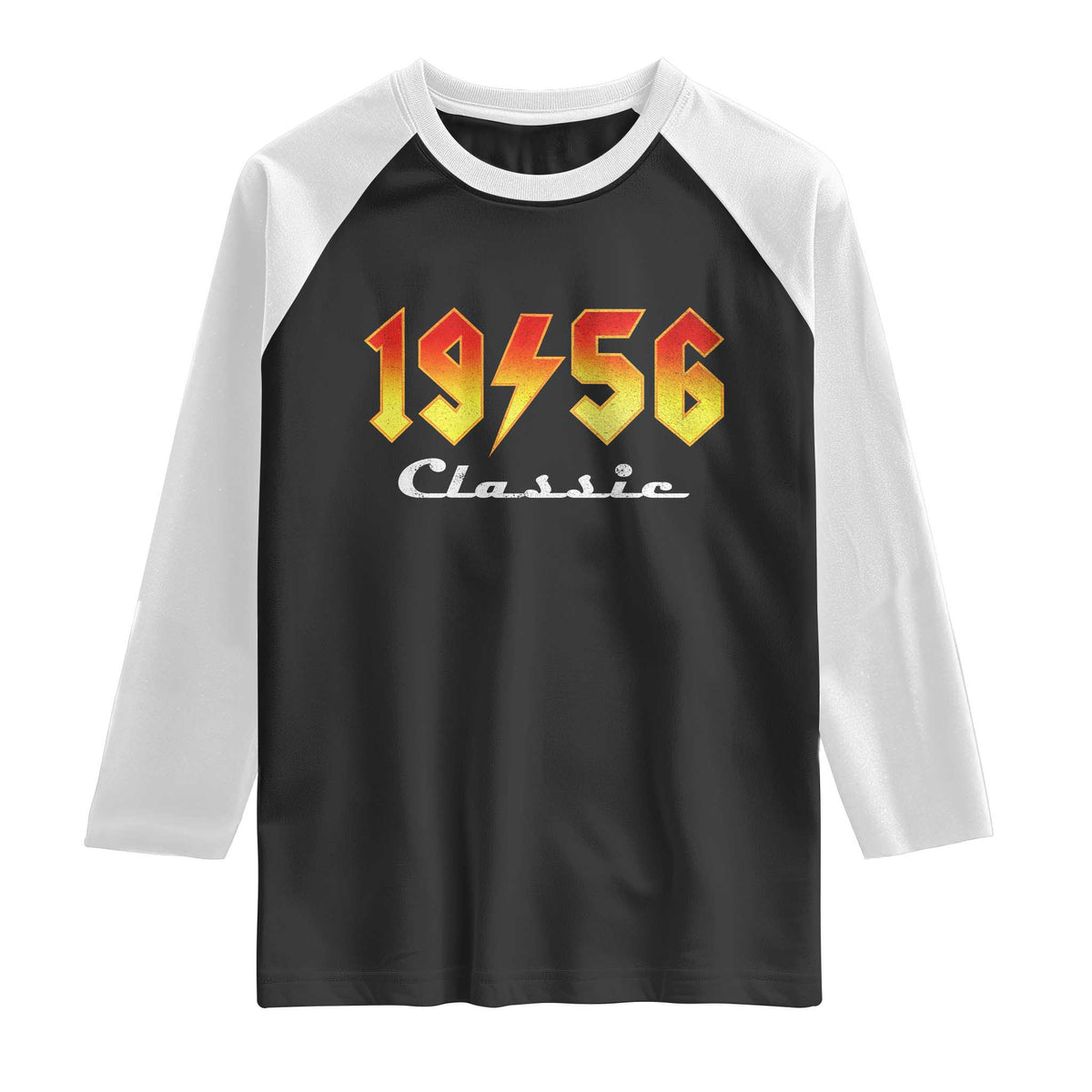 70th Birthday Raglan Shirt Classic Born 1956 Turning 70 Year Old