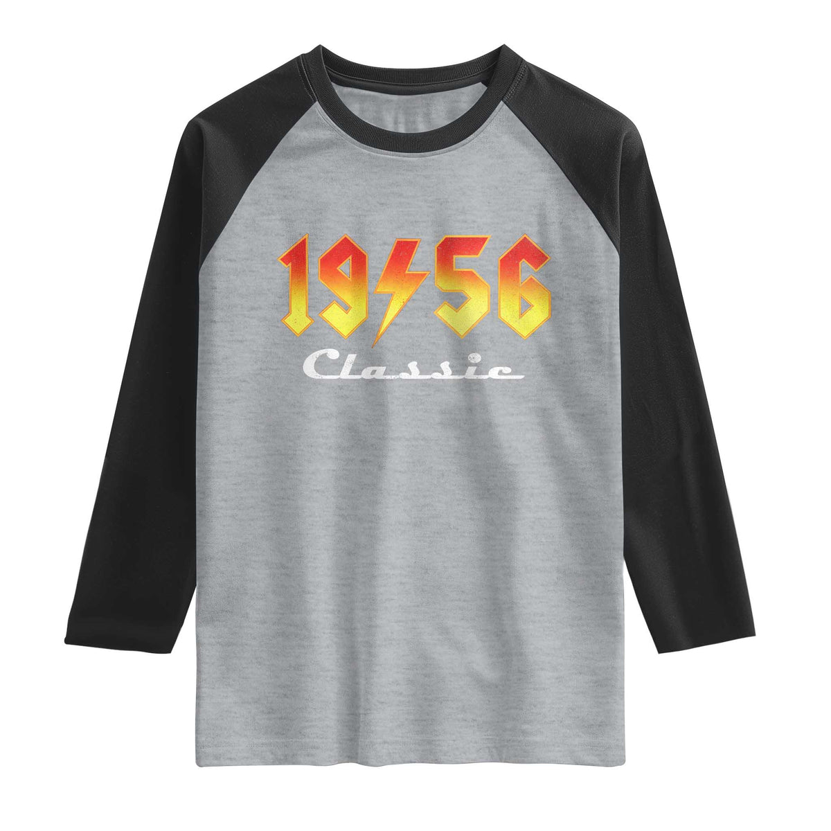 70th Birthday Raglan Shirt Classic Born 1956 Turning 70 Year Old