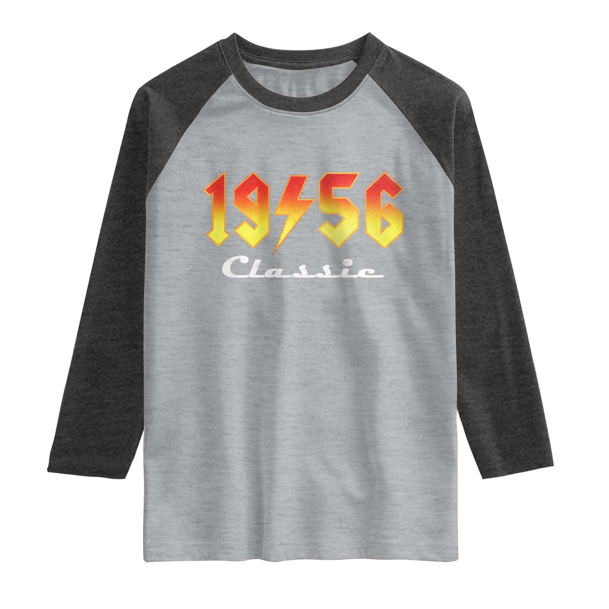 70th Birthday Raglan Shirt Classic Born 1956 Turning 70 Year Old