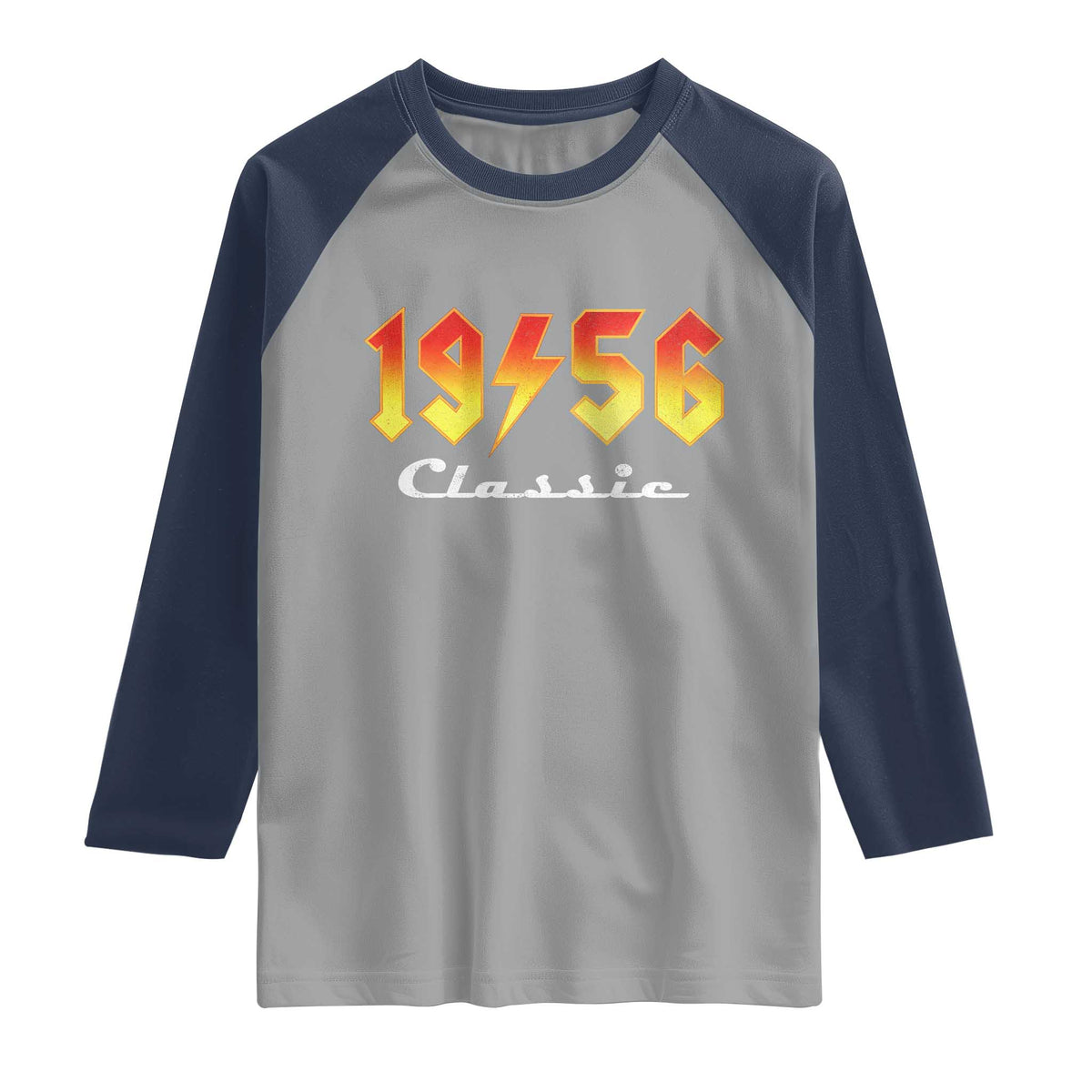 70th Birthday Raglan Shirt Classic Born 1956 Turning 70 Year Old