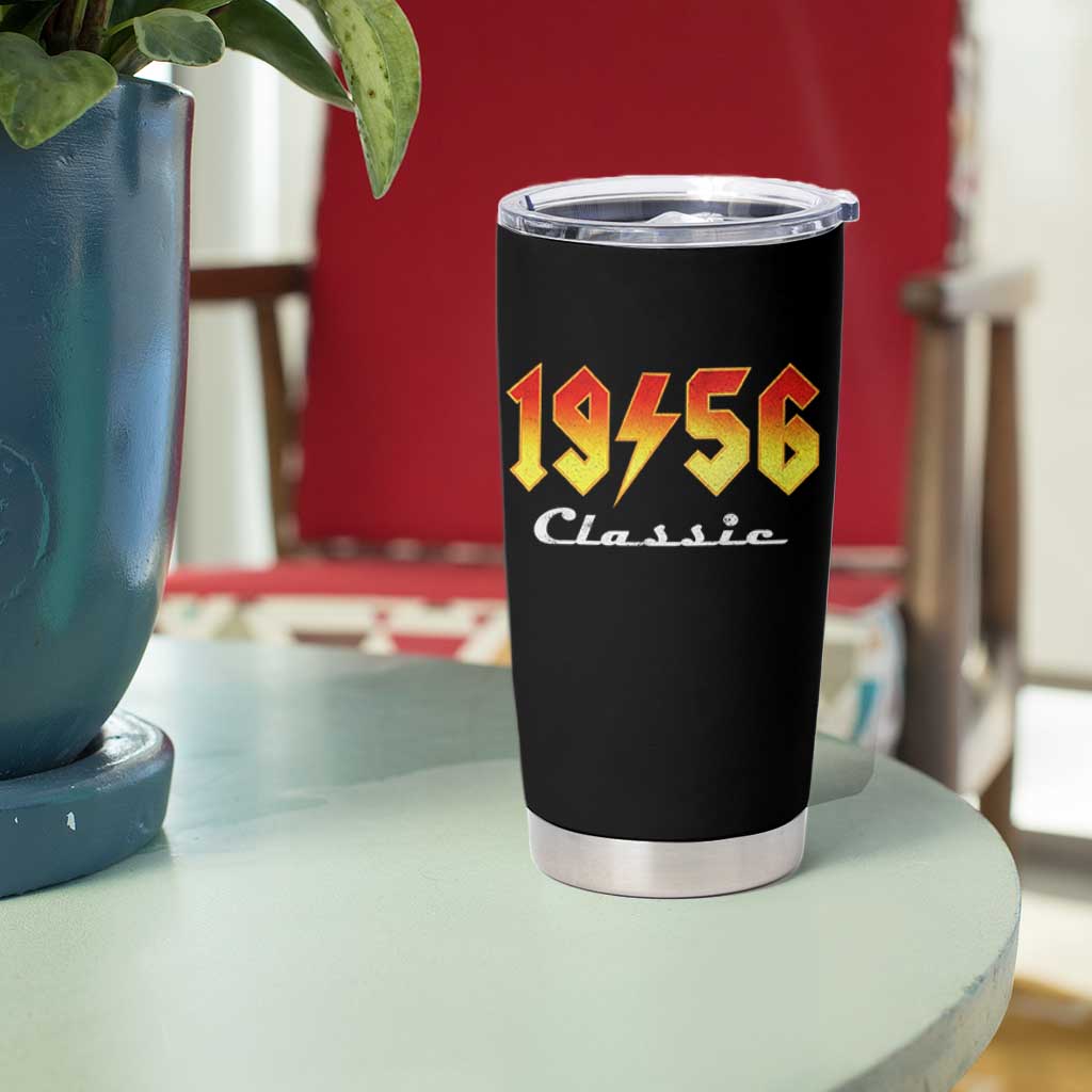 70th Birthday Tumbler Cup Classic Born 1956 Turning 70 Year Old