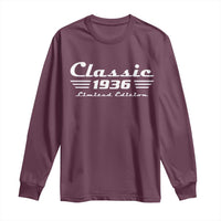 Classic 1936 Birthday Long Sleeve Shirt 90yr 90th Birthday Gift