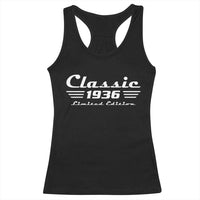 Classic 1936 Birthday Racerback Tank Top 90yr 90th Birthday Gift