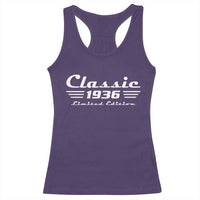 Classic 1936 Birthday Racerback Tank Top 90yr 90th Birthday Gift