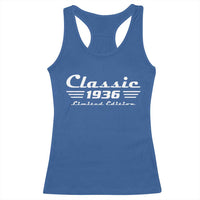Classic 1936 Birthday Racerback Tank Top 90yr 90th Birthday Gift