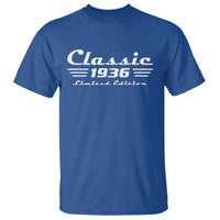 Classic 1936 Birthday T Shirt 90yr 90th Birthday Gift