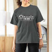 Classic 1936 Birthday T Shirt For Women 90yr 90th Birthday Gift