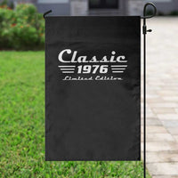 Classic 1976 Birthday Garden Flag 50yr 50th Birthday Gift