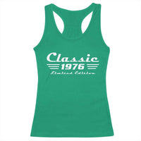 Classic 1976 Birthday Racerback Tank Top 50yr 50th Birthday Gift