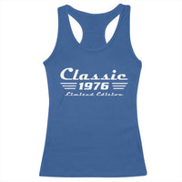 Classic 1976 Birthday Racerback Tank Top 50yr 50th Birthday Gift