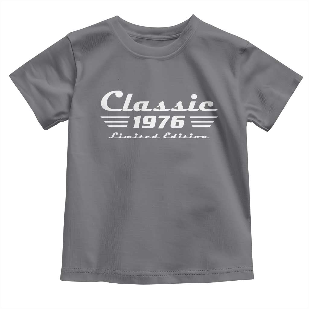 Classic 1976 Birthday Toddler T Shirt 50yr 50th Birthday Gift