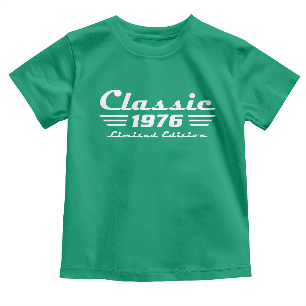 Classic 1976 Birthday Toddler T Shirt 50yr 50th Birthday Gift