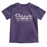 Classic 1976 Birthday Toddler T Shirt 50yr 50th Birthday Gift