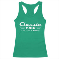 Classic 1966 Birthday Racerback Tank Top 60yr 60th Birthday Gift