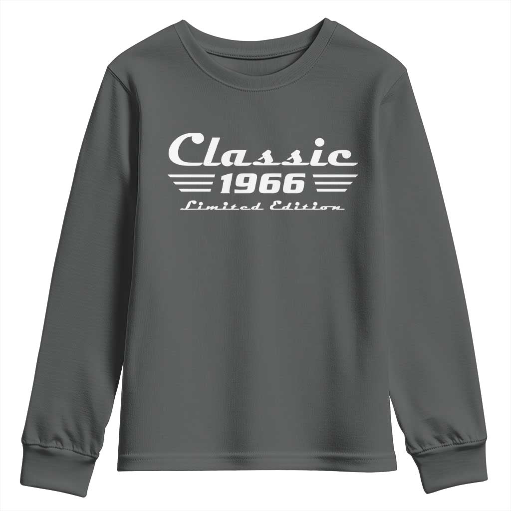 Classic 1966 Birthday Youth Sweatshirt 60yr 60th Birthday Gift