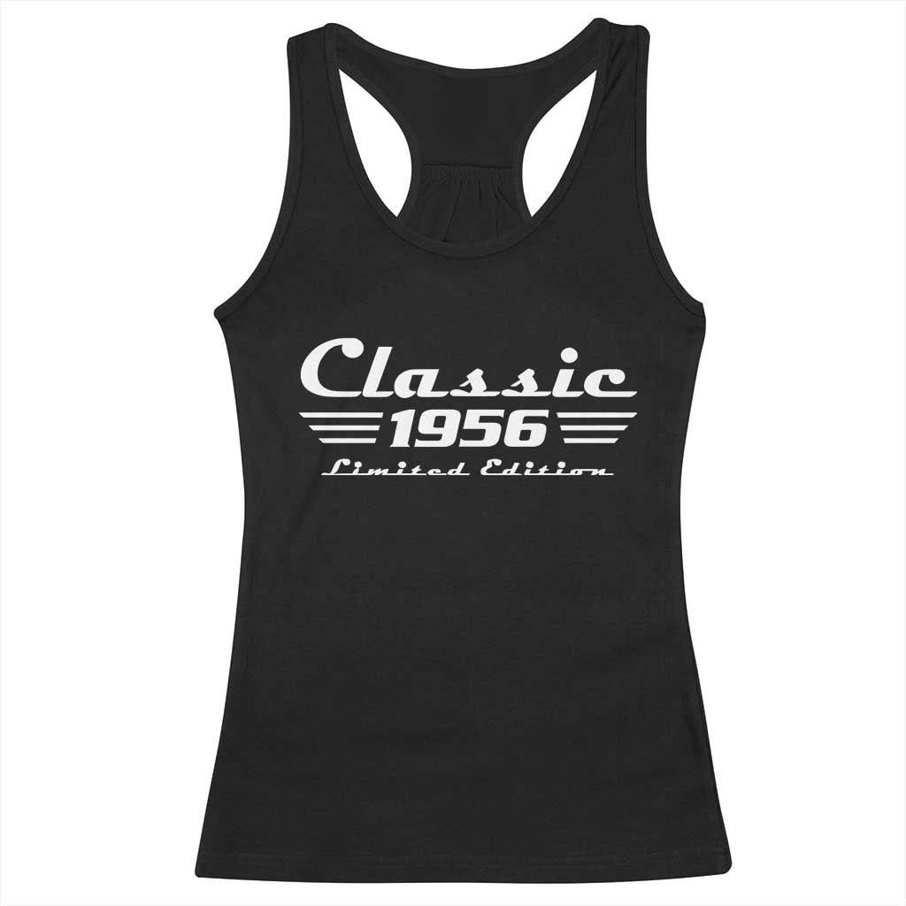 Classic 1956 Birthday Racerback Tank Top 70yr 70th Birthday
