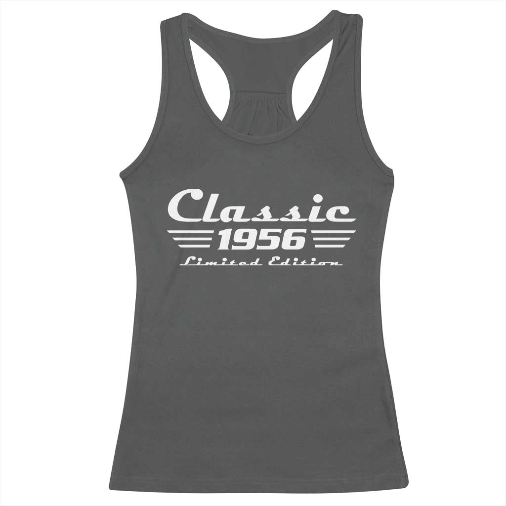 Classic 1956 Birthday Racerback Tank Top 70yr 70th Birthday