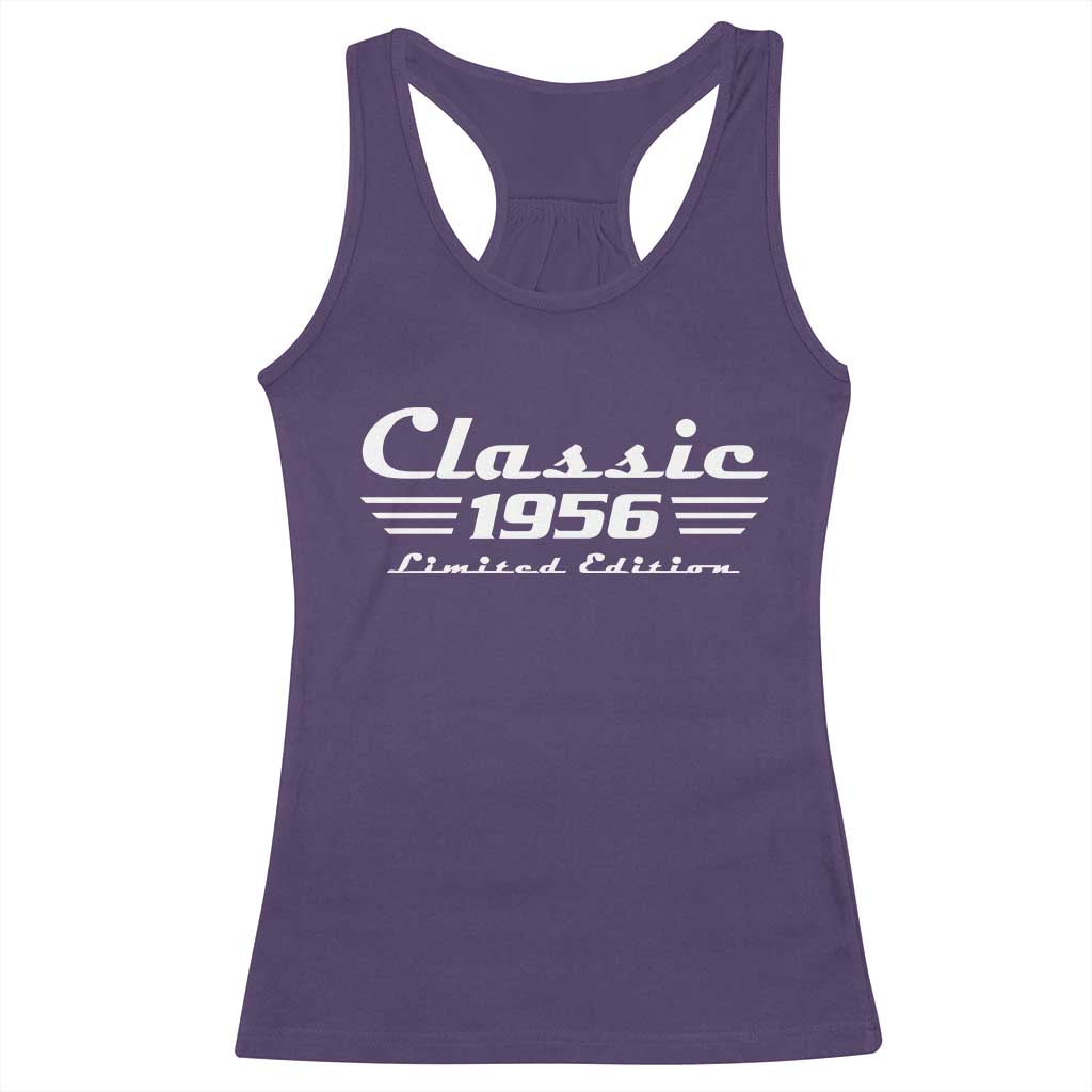Classic 1956 Birthday Racerback Tank Top 70yr 70th Birthday