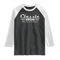 Classic 1956 Birthday Raglan Shirt 70yr 70th Birthday