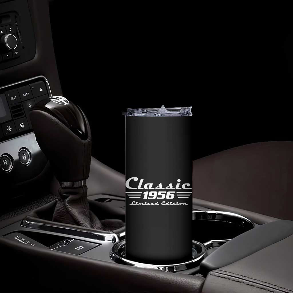 Classic 1956 Birthday Skinny Tumbler 70yr 70th Birthday