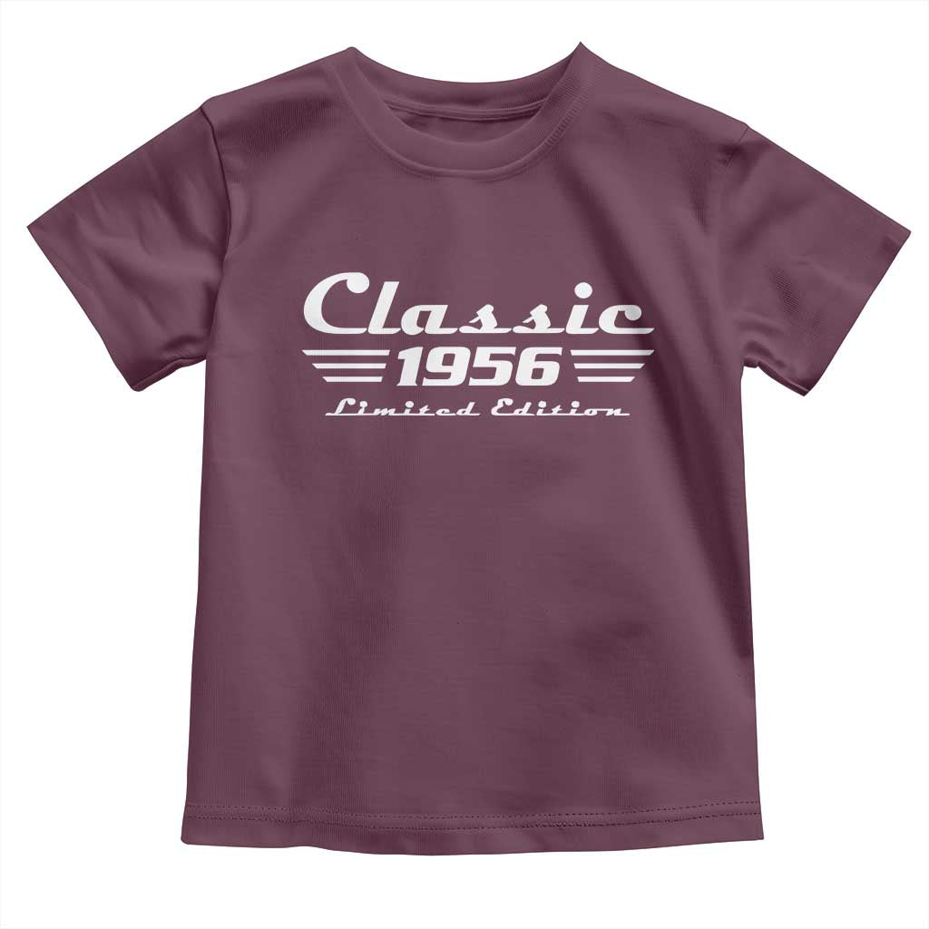 Classic 1956 Birthday Toddler T Shirt 70yr 70th Birthday