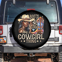 Cowgirl Spare Tire Cover Boots & Bling Its A Cowgirl Thing Melanin Rodeo