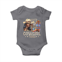 Cowgirl Baby Onesie Boots & Bling Its A Cowgirl Thing Melanin Rodeo