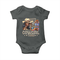 Cowgirl Baby Onesie Boots & Bling Its A Cowgirl Thing Melanin Rodeo