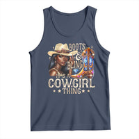 Cowgirl Tank Top Boots & Bling Its A Cowgirl Thing Melanin Rodeo