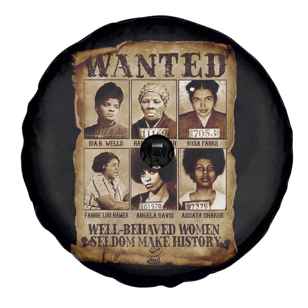 Black Women History Spare Tire Cover Well Behaved Women Rarely Make History Melanin