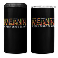 Black History 4 in 1 Can Cooler Tumbler Melanin Kente Juneteenth Black History