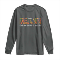 Black History Long Sleeve Shirt BLM Melanin Kente Juneteenth Black History