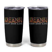 Black History Tumbler Cup Melanin Kente Juneteenth Black History