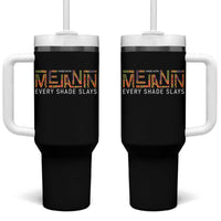 Black History Tumbler With Handle Melanin Kente Juneteenth Black History