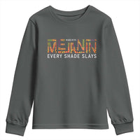 Black History Youth Sweatshirt BLM Melanin Kente Juneteenth Black History