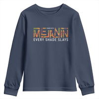 Black History Youth Sweatshirt BLM Melanin Kente Juneteenth Black History