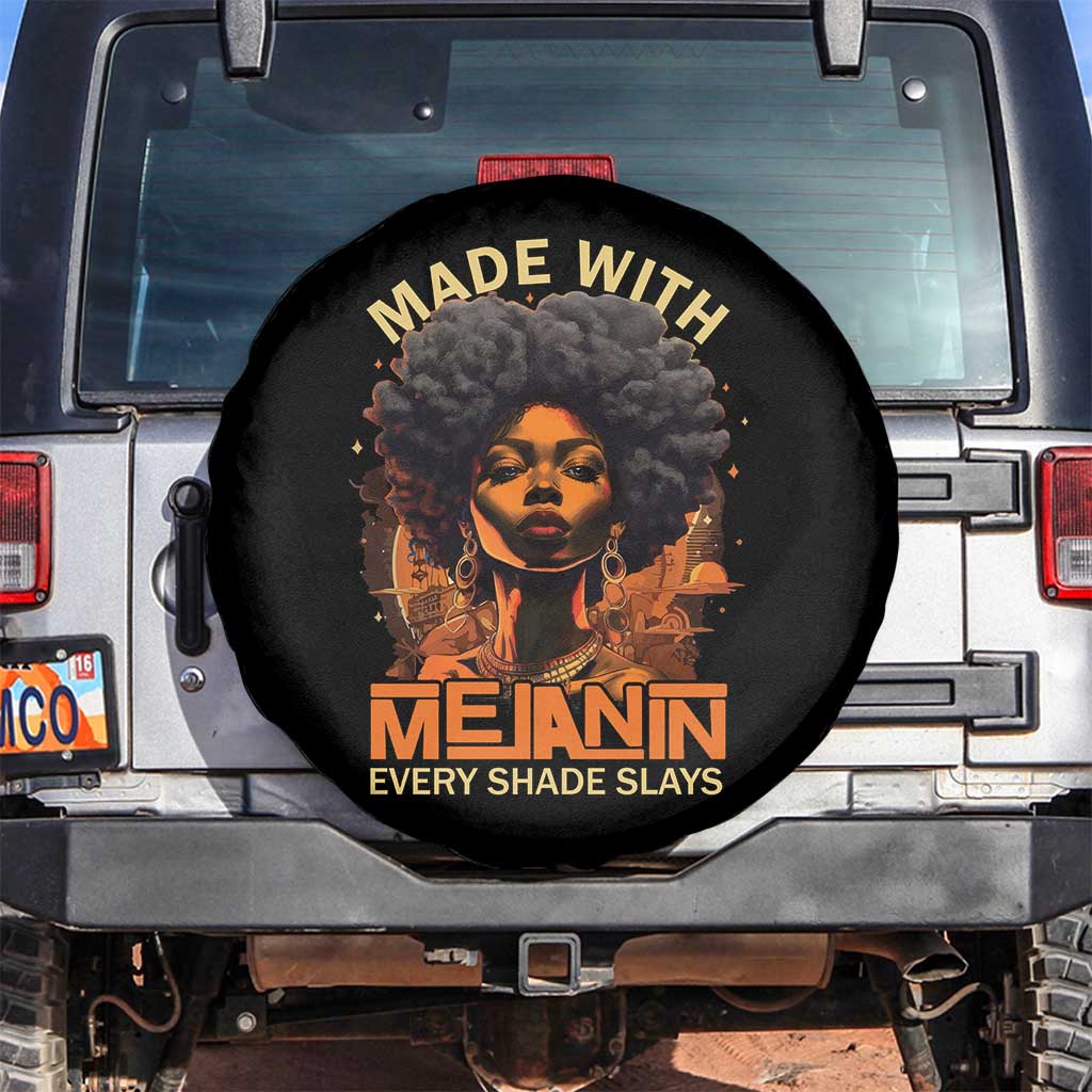 Black Women Spare Tire Cover Melanin Juneteenth Black History