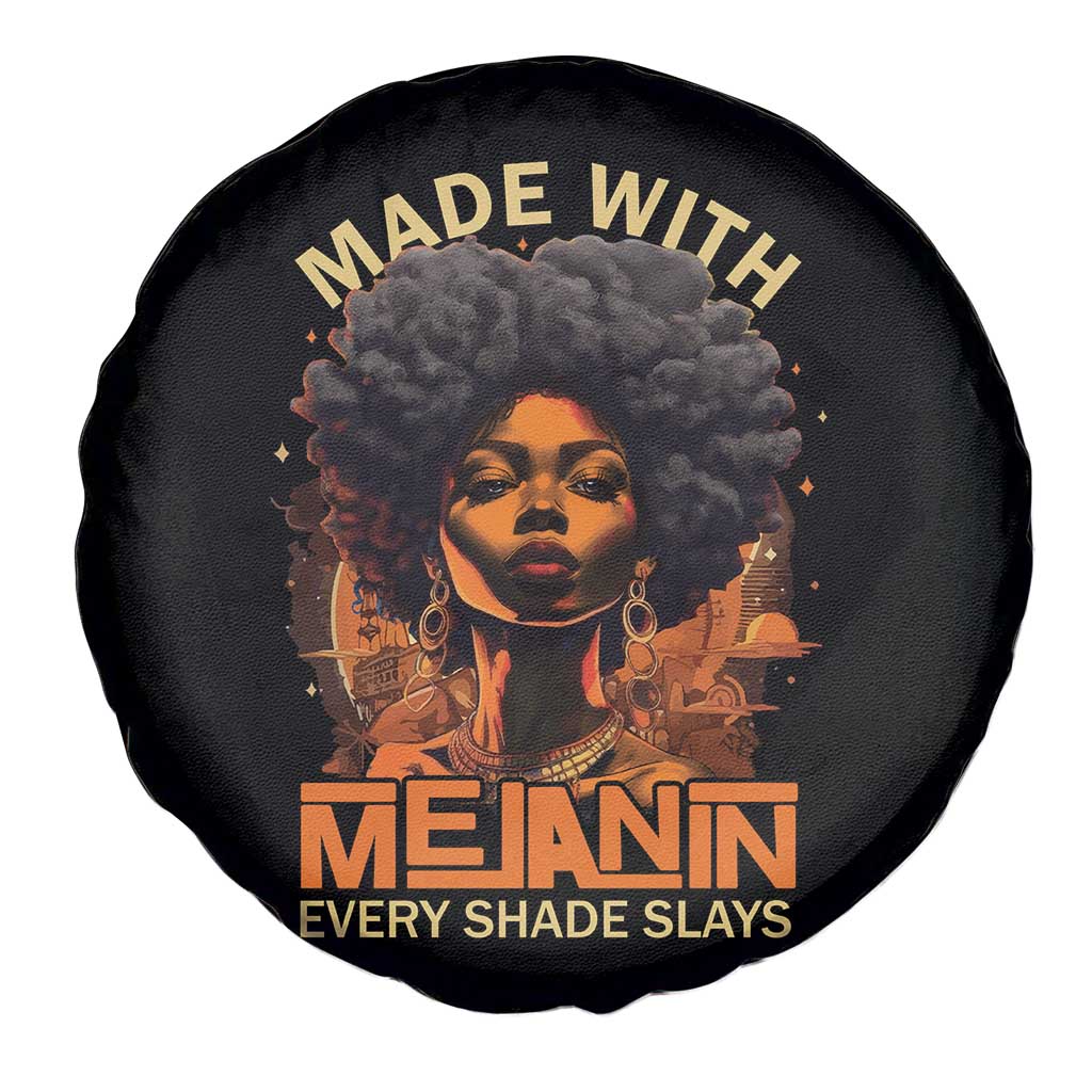 Black Women Spare Tire Cover Melanin Juneteenth Black History