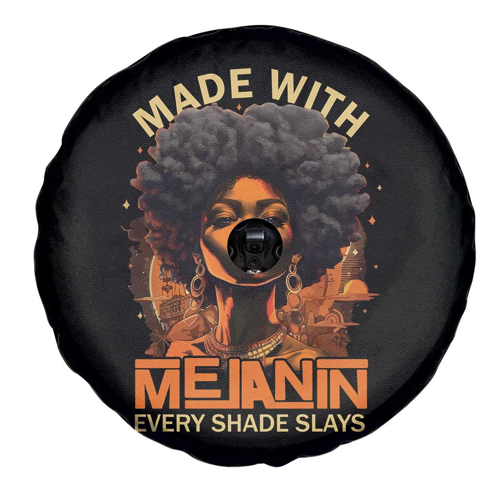 Black Women Spare Tire Cover Melanin Juneteenth Black History