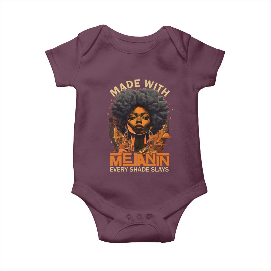 Black Women Baby Onesie Melanin Juneteenth Black History