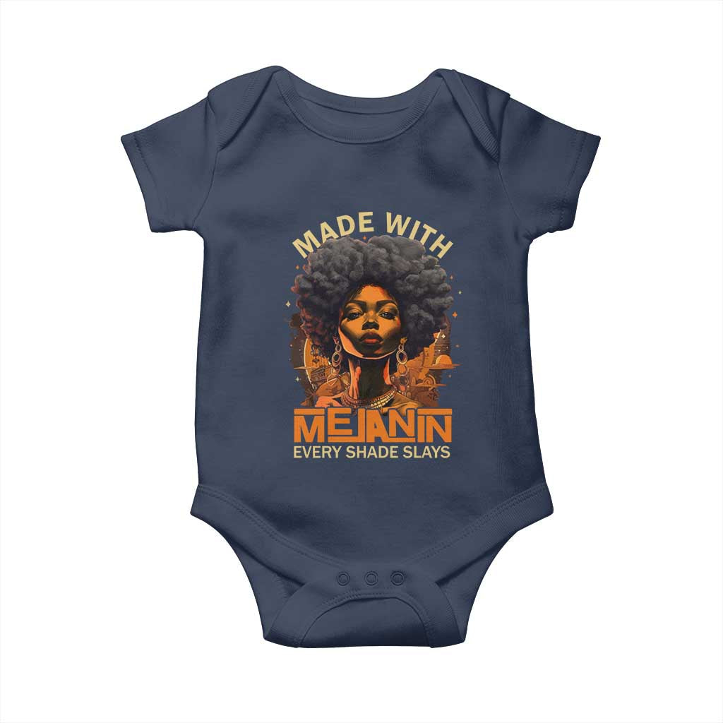 Black Women Baby Onesie Melanin Juneteenth Black History