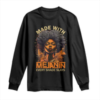 Black Women Long Sleeve Shirt Melanin Juneteenth Black History